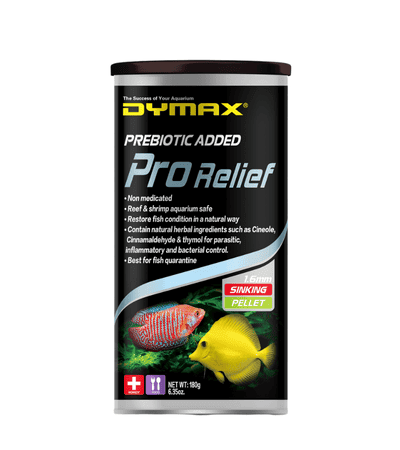 Dymax Pro Relief Sinking Pellet - Aquatic Supplies Australia