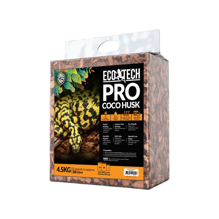Eco Tech Coco Husk 4.5kg Compressed Bedding (25L) - Aquatic Supplies Australia
