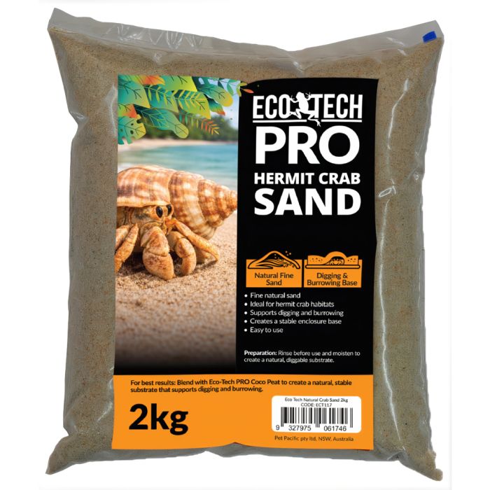 Eco Tech Hermit Crab Sand 2kg - Aquatic Supplies Australia