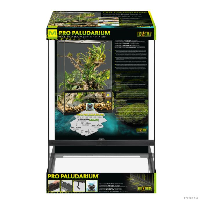 Exo Terra Pro Paludarium Medium / X-Tall 60 x 45 x 90cm - Aquatic Supplies Australia
