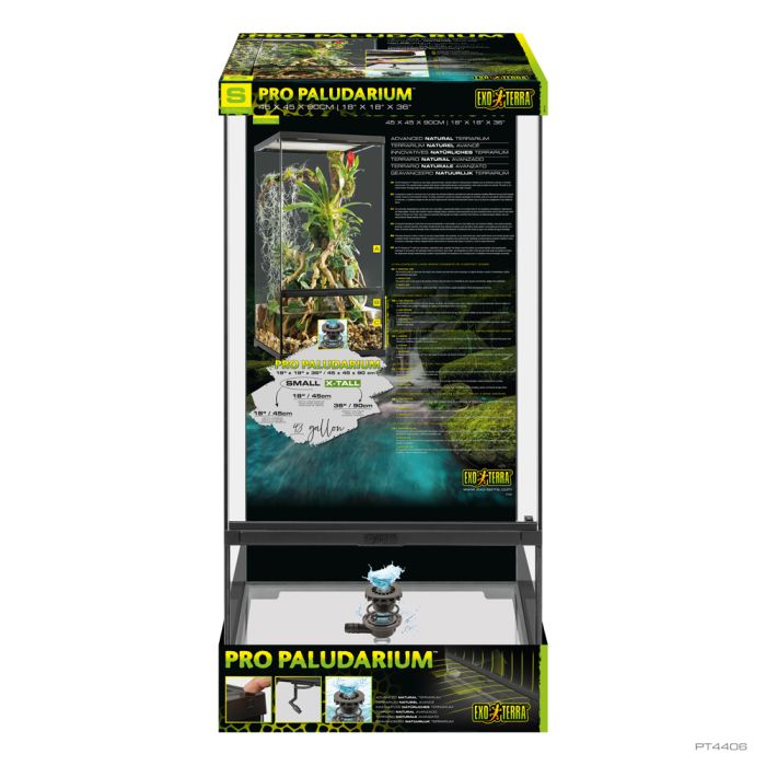 Exo Terra Pro Paludarium Small / XTall 45 x 45 x 90cm - Aquatic Supplies Australia