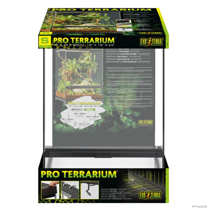 Exo Terra Pro Terrarium Small/Tall 45 x 45 x 60 cm - Aquatic Supplies Australia