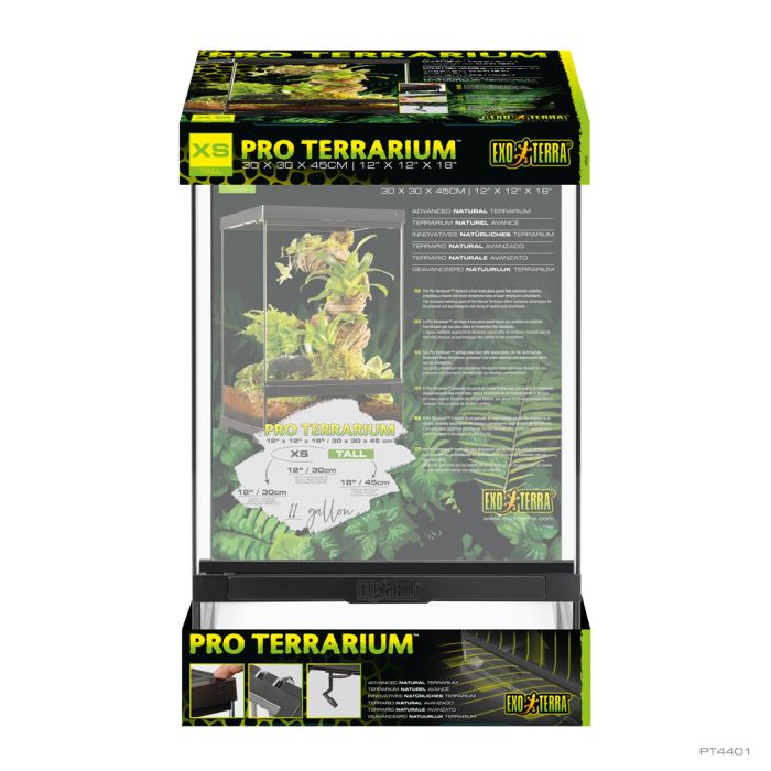 Exo Terra Pro Terrarium X-Small/ Tall 30 x 30 x 45cm - Aquatic Supplies Australia