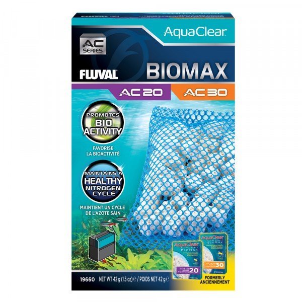 Fluval AquaClear 20 & 30 Biomax 42g - Aquatic Supplies Australia