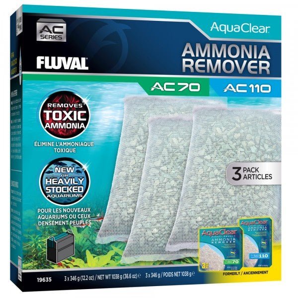 Fluval AquaClear 70 & 110 Ammonia Remover 346g x 3 Pack - Aquatic Supplies Australia