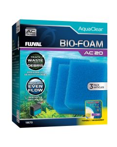 Fluval AquaClear AC20 Bio-Foam 3 Pack - Aquatic Supplies Australia