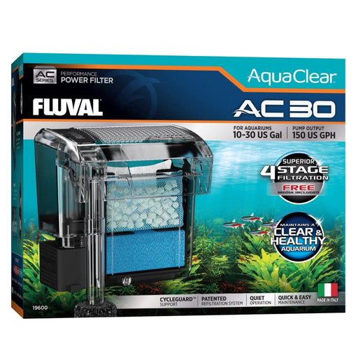 Fluval Aquaclear Hang on Filter AC30 (545L/h, 38-114L) - Aquatic Supplies Australia