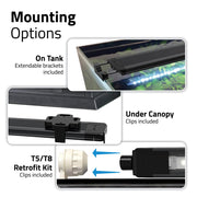 Fluval Aquasky 3.0 RGB+W 33w 115 - 146cm - Aquatic Supplies Australia