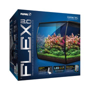 Fluval FLEX 2.0 Aquarium Kit 34L Black (NEW MODEL) - Aquatic Supplies Australia