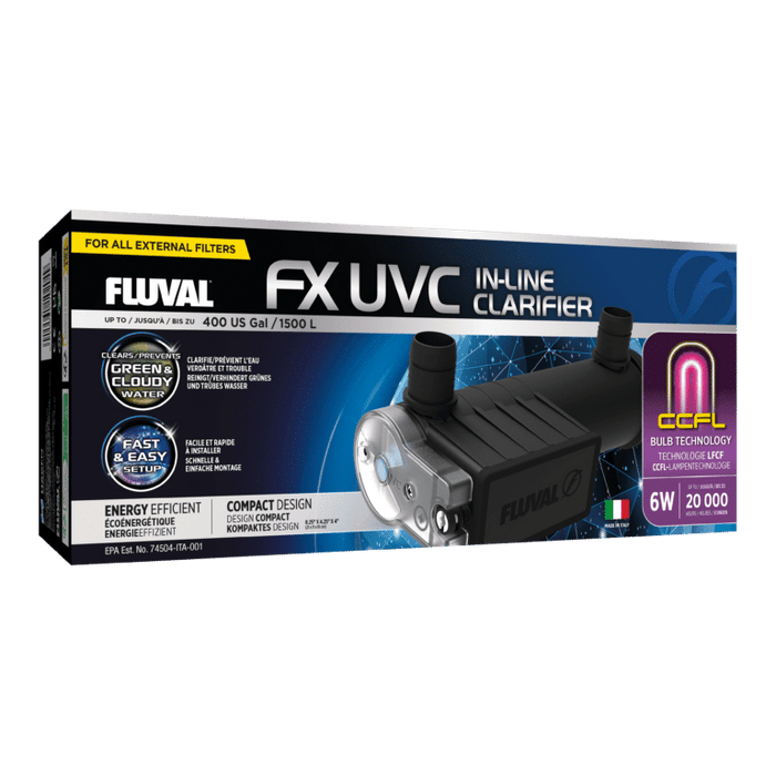 Fluval FX UVC In - Line Clarifier - Aquatic Supplies Australia