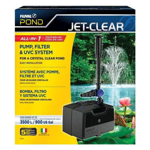 Fluval Jet-Clear All in 1 Pond Pump, Filter & UVC 3500 (for ponds up to 3500L) - Aquatic Supplies Australia
