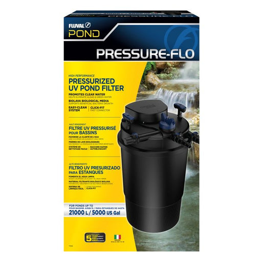 Fluval Pressure-Flo UV Pond Filter 21000 13W (for ponds 21000L) - Aquatic Supplies Australia