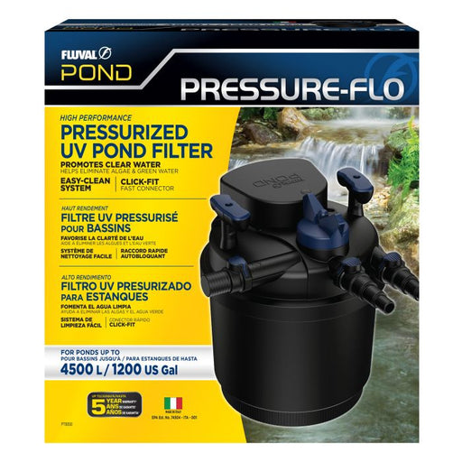 Fluval Pressure-Flo UV Pond Filter 4500 13W (for ponds 4500L) - Aquatic Supplies Australia