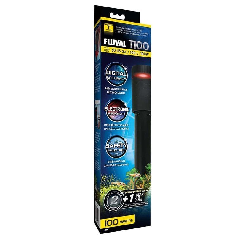 Fluval T Series Heater 100W (100L) - Aquatic Supplies Australia