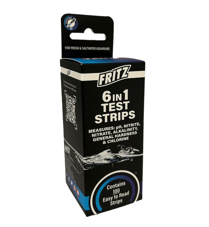 Fritz 6 in 1 Test Strips 100 Pack - Aquatic Supplies Australia