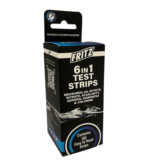 Fritz 6 in 1 Test Strips 100 Pack - Aquatic Supplies Australia