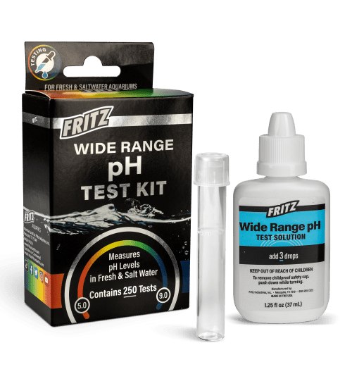 Fritz Liquid Test Kit - Wide Range pH - Aquatic Supplies Australia