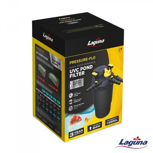 Laguna PressureFlo UVC Pond Filter 13500 24w (13,500L) - Aquatic Supplies Australia