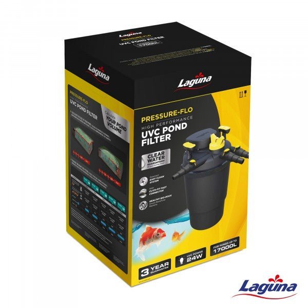 Laguna PressureFlo UVC Pond Filter 17000 24w (17,000L) - Aquatic Supplies Australia