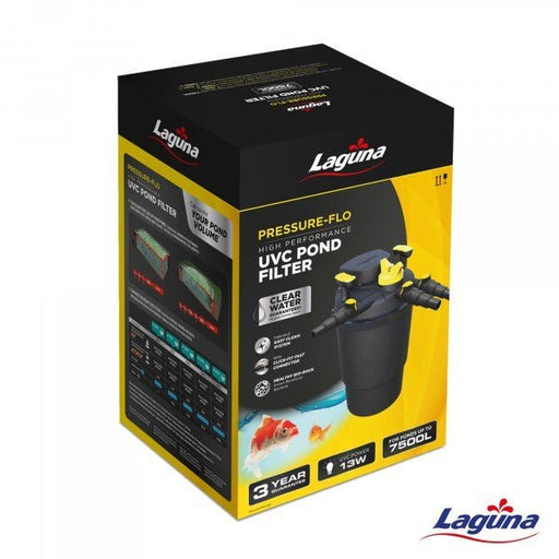 Laguna PressureFlo UVC Pond Filter 7500 13w (7500L) - Aquatic Supplies Australia
