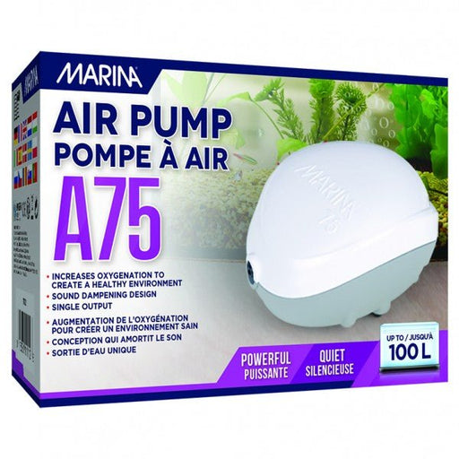 Marina A75 Air Pump (up to 100L) 60L/h - Aquatic Supplies Australia