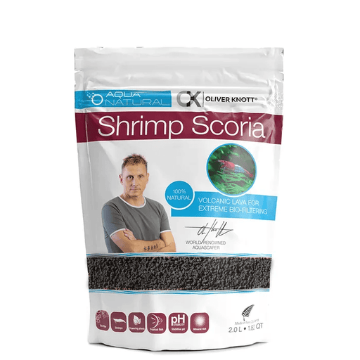 Oliver Knott Shrimp Scoria Black 2L - Aquatic Supplies Australia