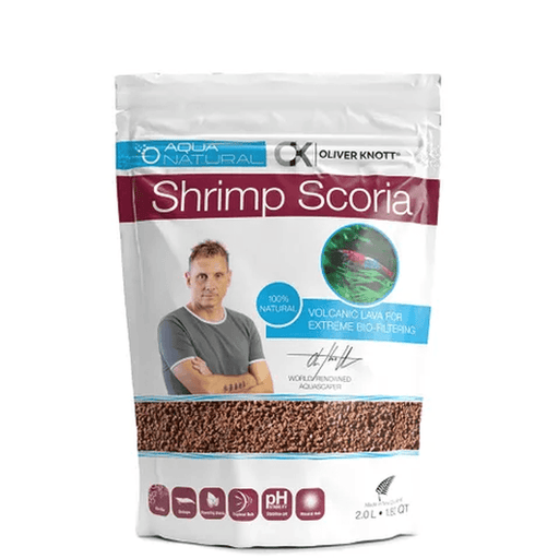 Oliver Knott Shrimp Scoria Red 2L - Aquatic Supplies Australia