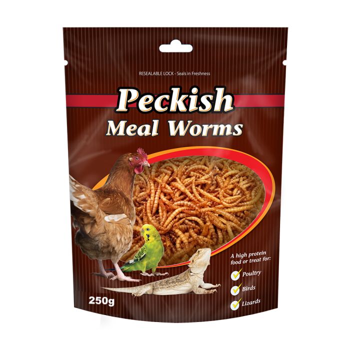 Peckish Dried Mealworms 250g - Aquatic Supplies Australia