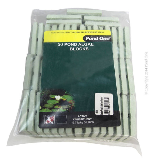 Pond One Pond Algae Block Bulk Pack 50 x 20g (1kg) - Aquatic Supplies Australia