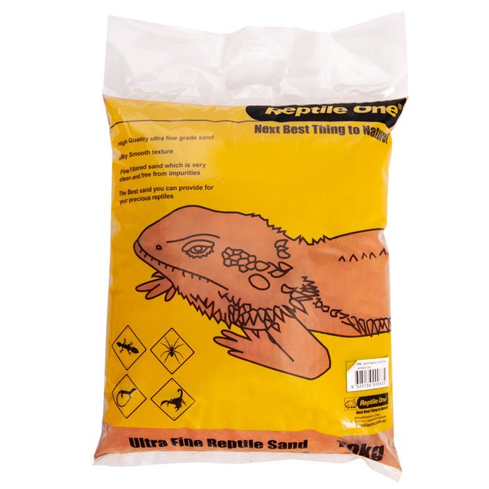 Reptile One Ultra Fine Desert Sand Reptile Red 10kg - Aquatic Supplies Australia