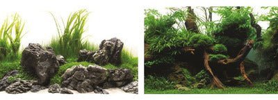 Seaview Background River Green Spike/Amazonia 45cm High - Aquatic Supplies Australia