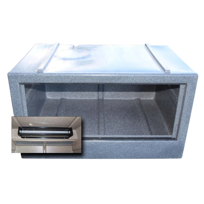 URS Deluxe Reptile Vivarium with Lighting - Medium (No Dome) - Aquatic Supplies Australia