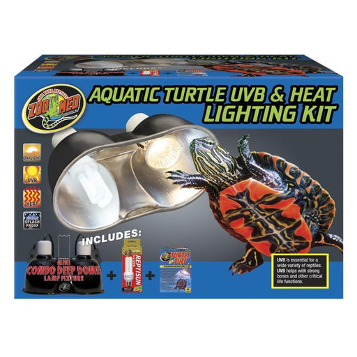Zoo Med Aquatic Turtle UVB & Heat Lighting Kit - Aquatic Supplies Australia