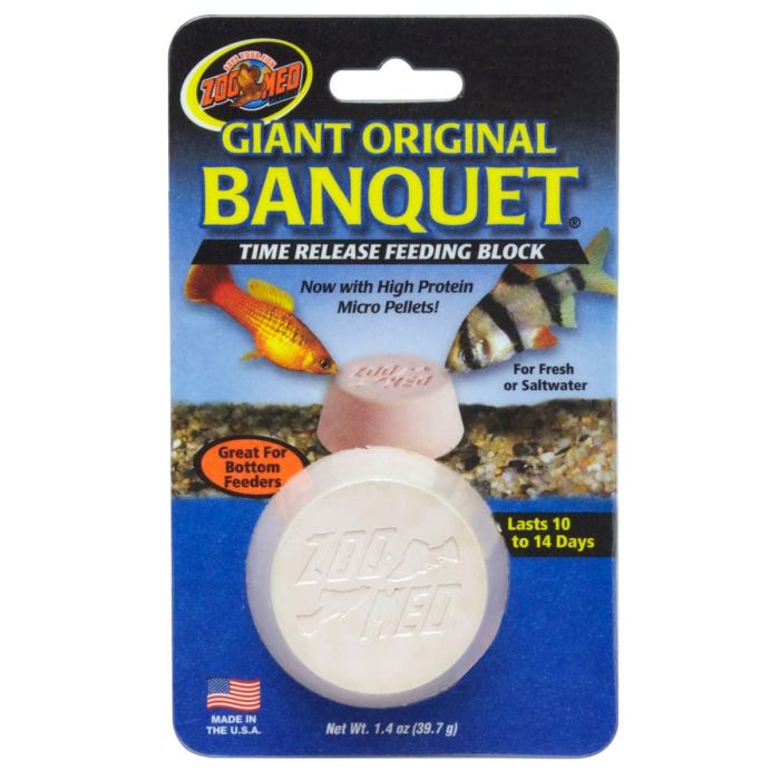 Zoo Med Giant Original Banquet 14 Day Feeding Block - Aquatic Supplies Australia