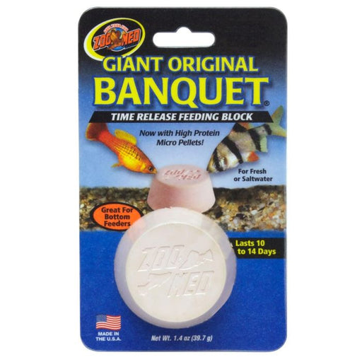Zoo Med Giant Original Banquet 14 Day Feeding Block - Aquatic Supplies Australia