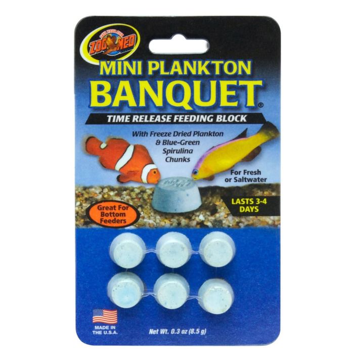 Zoo Med Mini Plankton Banquet 3-4 Day Feeding Block - Aquatic Supplies Australia