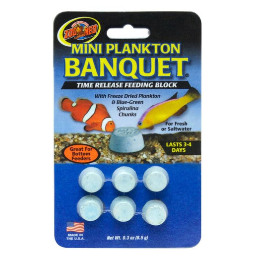 Zoo Med Mini Plankton Banquet 3-4 Day Feeding Block - Aquatic Supplies Australia