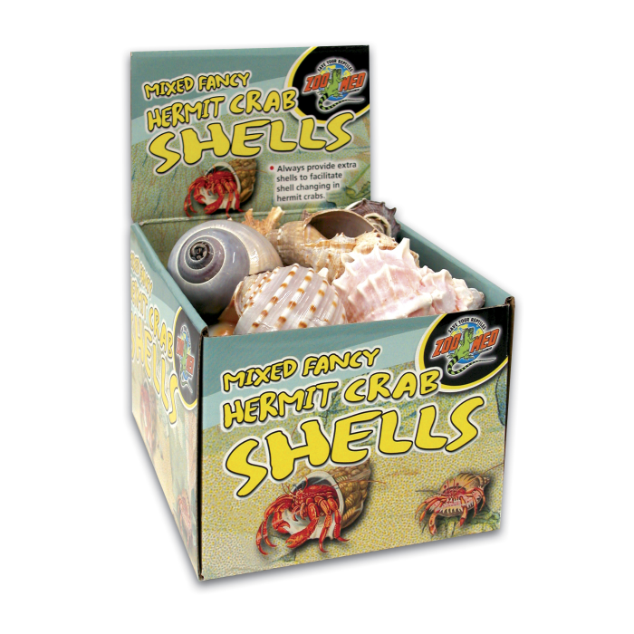 Zoo Med Mixed Fancy Crab Shells 24 Pack - Aquatic Supplies Australia