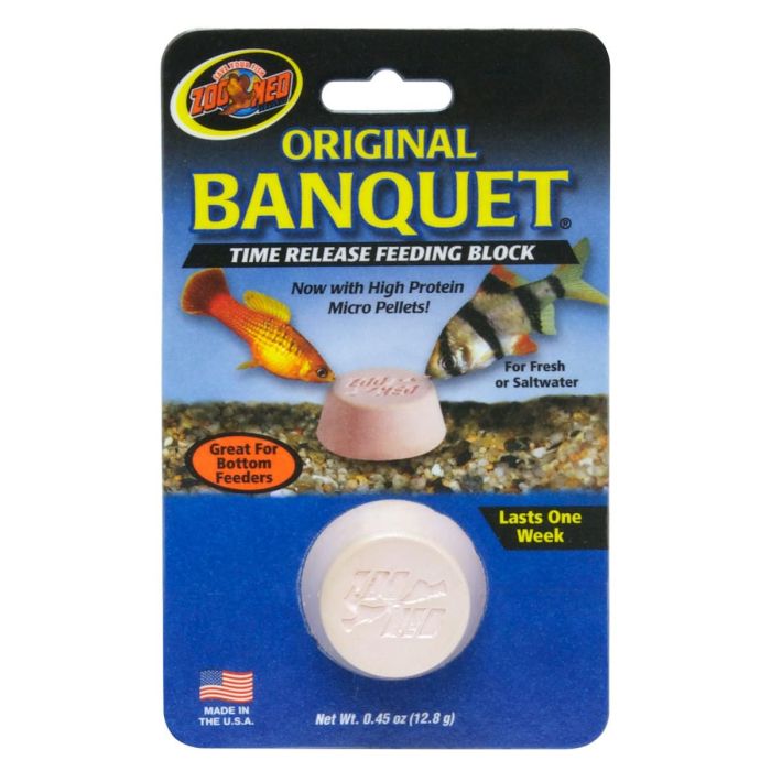 Zoo Med Original Banquet 7 Day Feeding Block Regular - Aquatic Supplies Australia