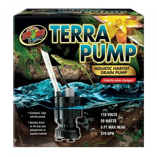 Zoo Med Terra Pump - Aquatic Drain Pump - Aquatic Supplies Australia