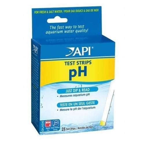 API Quick Testing Strips pH (25 Pack) - Aquatic Supplies Australia