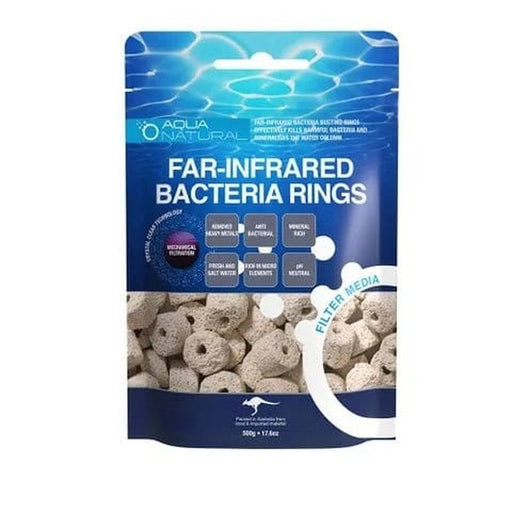 Aqua Natural Far-Infrared Bacteria Rings 500g Aquatic Supplies Australia