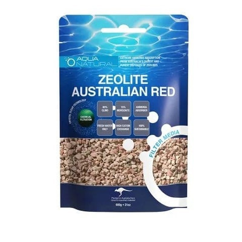 Aqua Natural Zeolite Australian Red 600g - Aquatic Supplies Australia