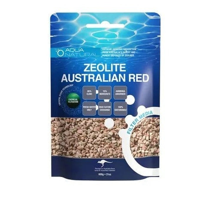 Aqua Natural Zeolite Australian Red 600g Aquatic Supplies Australia