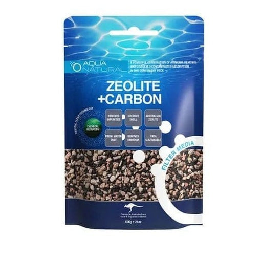 Aqua Natural Zeolite + Carbon 600g - Aquatic Supplies Australia