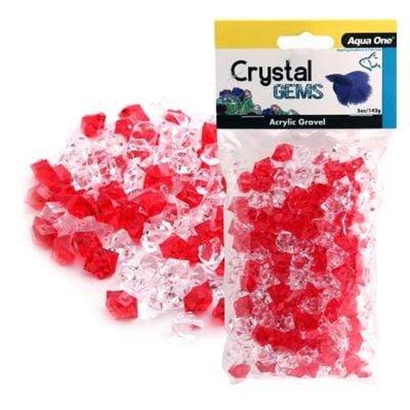Aqua One Acrylic Crystal Gems Fire N Ice 145g Aquatic Supplies Australia