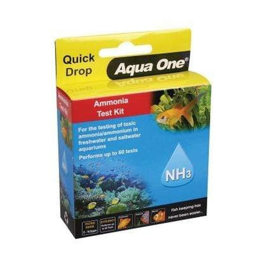 Aqua One Ammonia NH3 Quick Drop Test Kit - Aquatic Supplies Australia