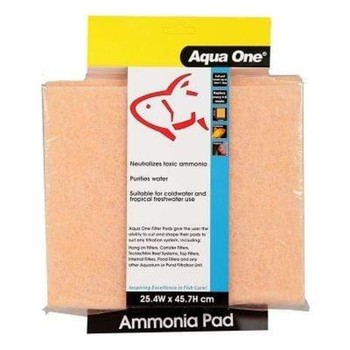 Aqua One Ammonia Pad 25.4 x 45.7cm - Aquatic Supplies Australia