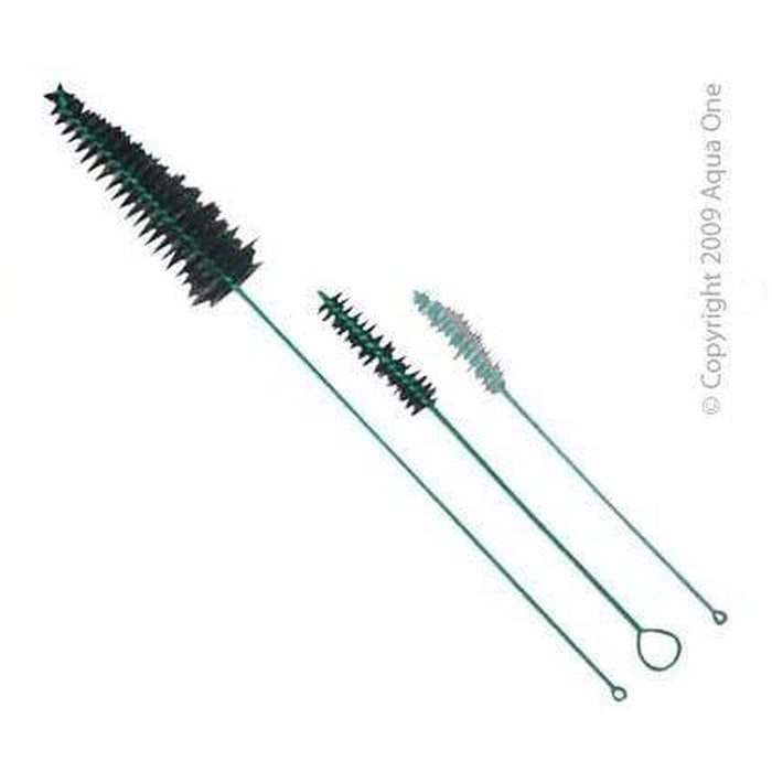 Aqua One Aquarium Filter Pipe Cleaner 3 Brush Set - Aquatic Supplies Australia
