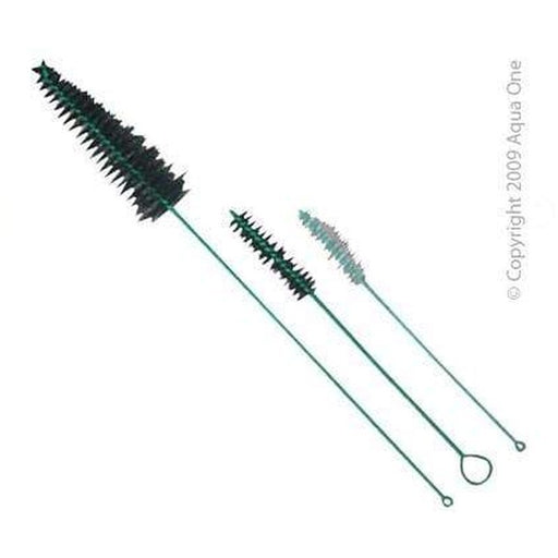 Aqua One Aquarium Filter Pipe Cleaner 3 Brush Set - Aquatic Supplies Australia